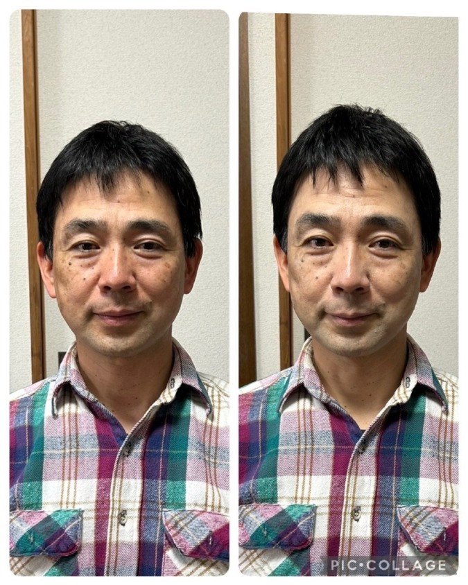 男性も自然に素敵に変わり目がキラキラ✨✨